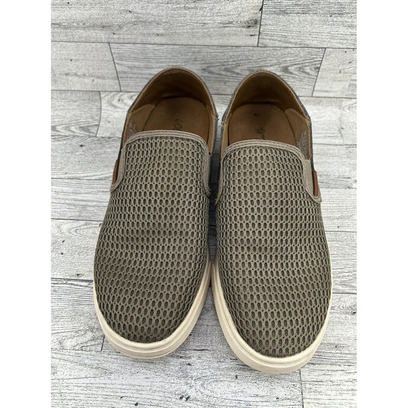 Olukai Pehuea Mesh Slip On Sneakers Olive Green Womens‎ Size 6.5 - Picture 9 of 12